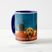 'Nous allons aux étoiles' 15oz de café Mug (Devant gauche)