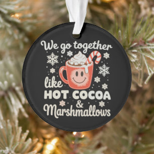 Nous allons ensemble comme des guimauves de cacao