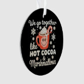 Nous allons ensemble comme des guimauves de cacao (devant)