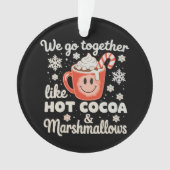 Nous allons ensemble comme des guimauves de cacao (devant)