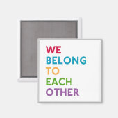 Nous Appartenons L'Un À L'Autre Aimant Momastique (Recto/Verso)