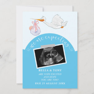 Nous attendons un bébé Carte de sonogramme de gros