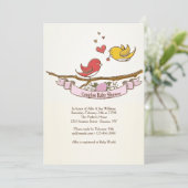 Nous attendons un invitation de baby shower de (Debout devant)