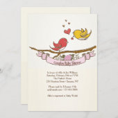 Nous attendons un invitation de baby shower de (Devant / Derrière)