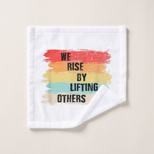 Nous Augmentons En Levant D'Autres Citations Motiv (Gant de toilette)