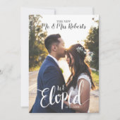 Nous avons adopté une Faire-part de mariage simple (Devant)