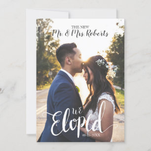 Nous avons adopté une Faire-part de mariage simple
