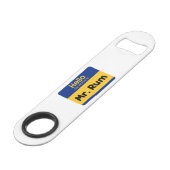 Nous Avons Bleu Soca Bottle Opener - M. Rum (Devant angulaire)