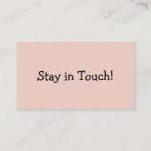 "Nous avons bougé" avec la Faire-part Blush de Lit (Dos)