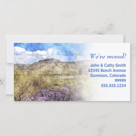 Nous avons bougé ! Changement d'adresse Cartes pho (Devant)