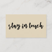 "Nous avons bougé" Typographie simple Gras, Carte (Dos)