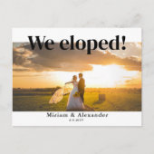 Nous avons choisi la carte postale faire-part Mari (Devant)