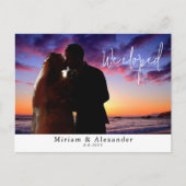 Nous avons choisi la carte postale faire-part Mari (Devant)