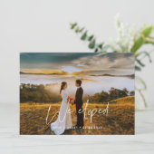 Nous avons choisi le carte photo de design moderne (Debout devant)