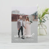 Nous avons choisi le carte photo faire-part mariag (Debout devant)