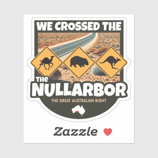 Nous avons croisé le Sticker de Nullarbor, Austral (Feuille)