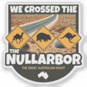 Nous avons croisé le Sticker de Nullarbor, Austral (Devant)