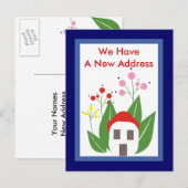 Nous Avons De Nouvelles Cartes Postales D'Adresse (Devant / Derrière)