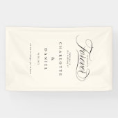 NOUS AVONS DÉCIDÉ DE TOUJOURS ! Bannière élégante (Horizontal)