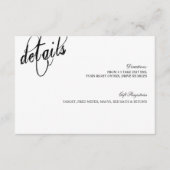 Nous Avons Décidé Sur La Carte De Détails Toujours (Devant)