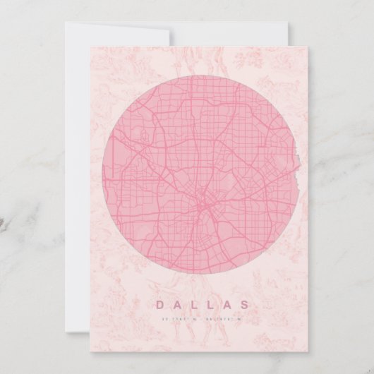 Nous avons déménagé à Dallas Moving Faire-part (Devant)