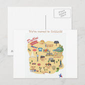 Nous avons déménagé à Dallas Texas Carte postale (Devant / Derrière)