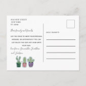 Nous Avons Déménagé Cactus Photo Faire-part De Dém (Dos)