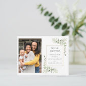 Nous avons déménagé Carte de changement d'adresse  (Debout devant)