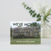 Nous avons déménagé Carte de changement d'adresse (Debout devant)