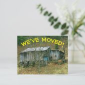 Nous avons déménagé Carte de changement d'adresse (Debout devant)