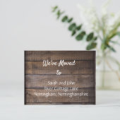 Nous avons déménagé Carte de notification de nouve (Debout devant)