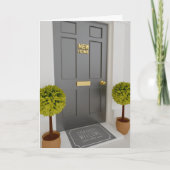 Nous avons déménagé Carte de voeux pour le changem (Devant)