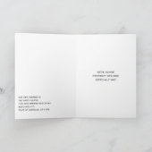 Nous avons déménagé Carte de voeux pour le changem (Intérieur)