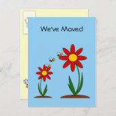 Nous avons déménagé Carte postale (Devant / Derrière)