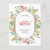 Nous avons déménagé Carte postale d'annonce de l'h (Devant)