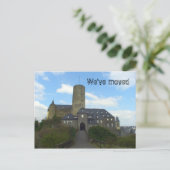 Nous avons déménagé - cartes motives de château (Debout devant)