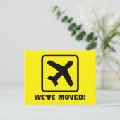 Nous avons déménagé cartes postales pour nouvelle (Debout devant)