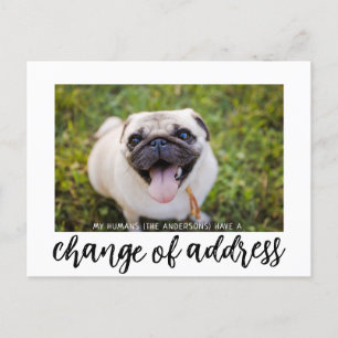 Nous avons déménagé Changement d'adresse Carte pos