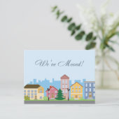 Nous avons déménagé dans une nouvelle carte postal (Debout devant)