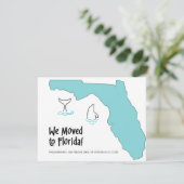 Nous avons déménagé en Floride Carte et dauphins N (Debout devant)