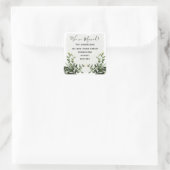 Nous avons déménagé Floral Changement de Étiquette (Sac)