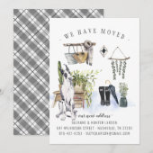 Nous Avons Déménagé | Grande Faire-part de déplace (Devant / Derrière)