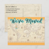 Nous avons déménagé la carte de l'ancien temps ave (Devant / Derrière)