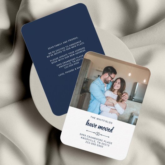 Nous avons déménagé la photo Faire-part de déplace