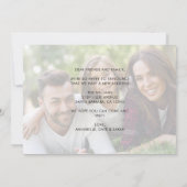 Nous avons déménagé la photo moderne Faire-part de (Dos)