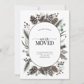 Nous avons déménagé le Faire-part de l'hiver noir (Devant)