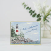 Nous avons déménagé Lighthouse Water Budget Carte (Debout devant)