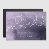 Nous Avons Déménagé ! Magnet d'adresse neuf à lett (Devant / Derrière)