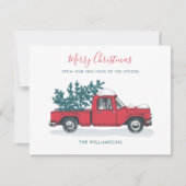 Nous Avons Déménagé Noël Faire-part de déménagemen (Devant)