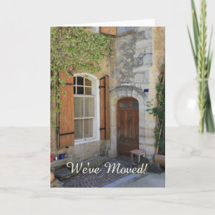 Nous avons déménagé - Nouveau Faire-part d'adresse